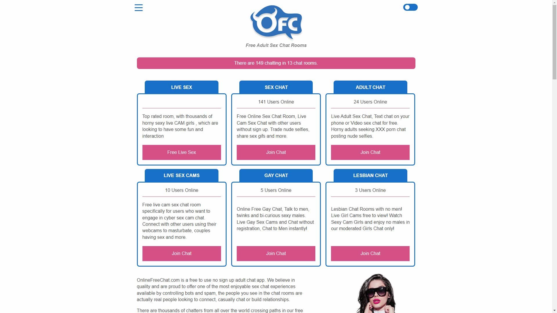 Screenshot of Online Free Chat