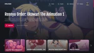 This is the : Oppaistream-homepage