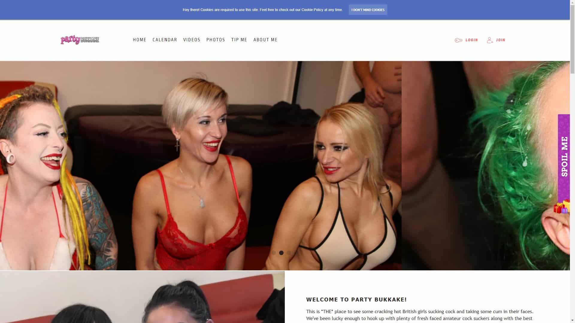 Screenshot of Party Bukkake