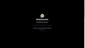 This is the : Peachurbate-homepage