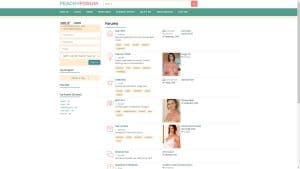 This is the : Peachyforum-homepage
