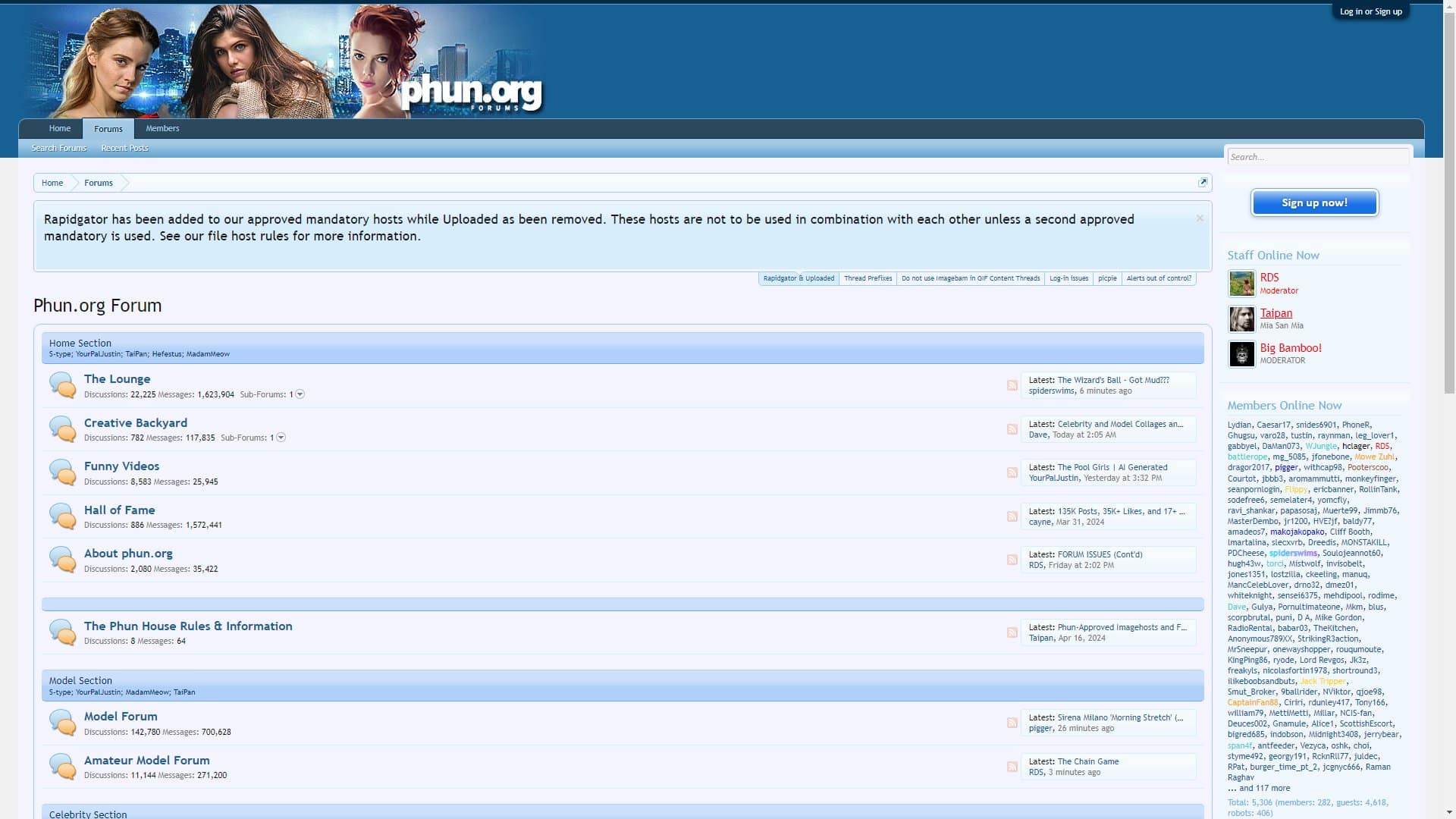 Screenshot of Phun Forum