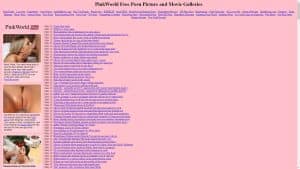 This is the : Pinkworld-homepage