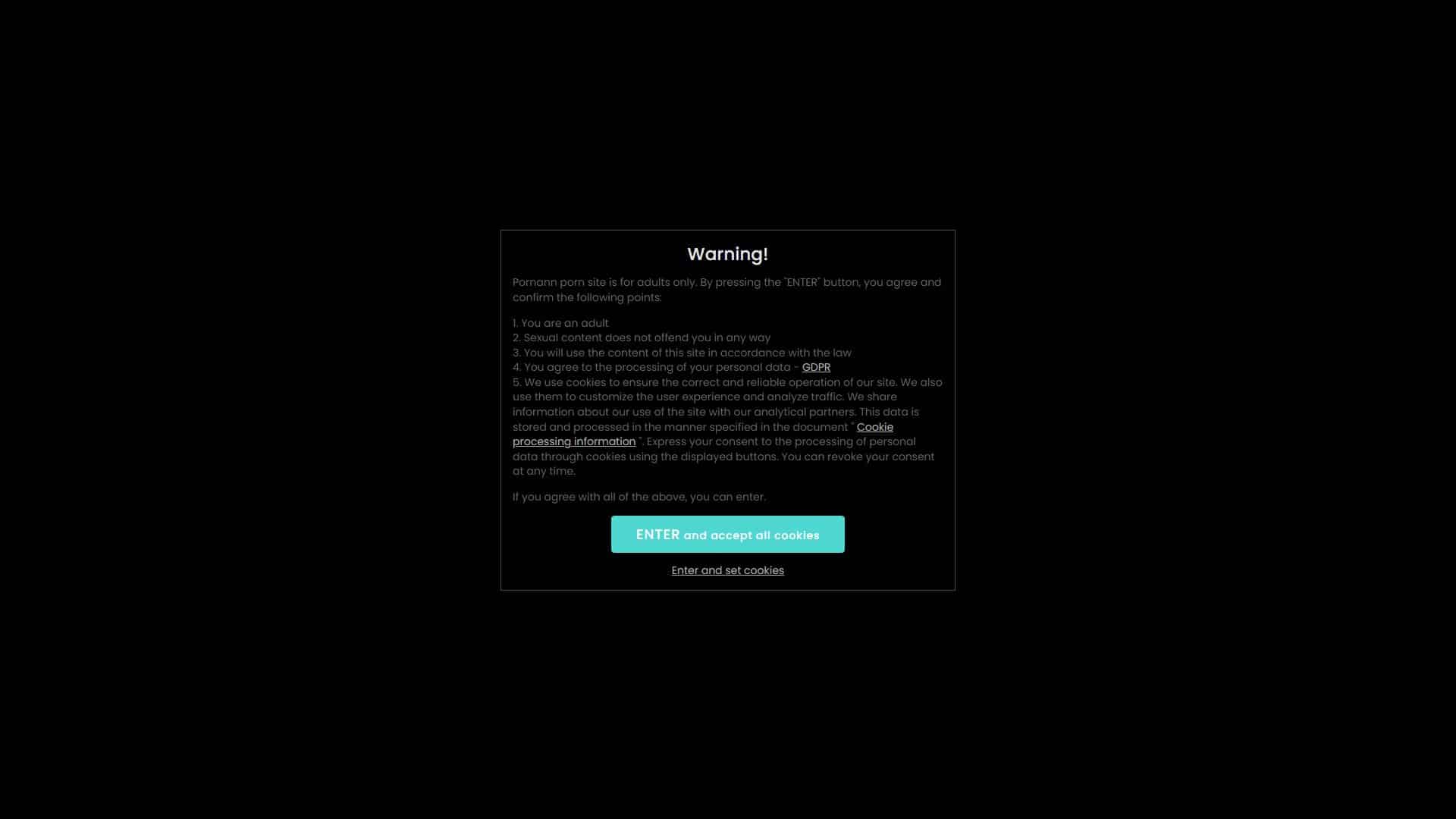 Screenshot of Pornann