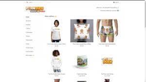 This is the : Porndudeshop-homepage