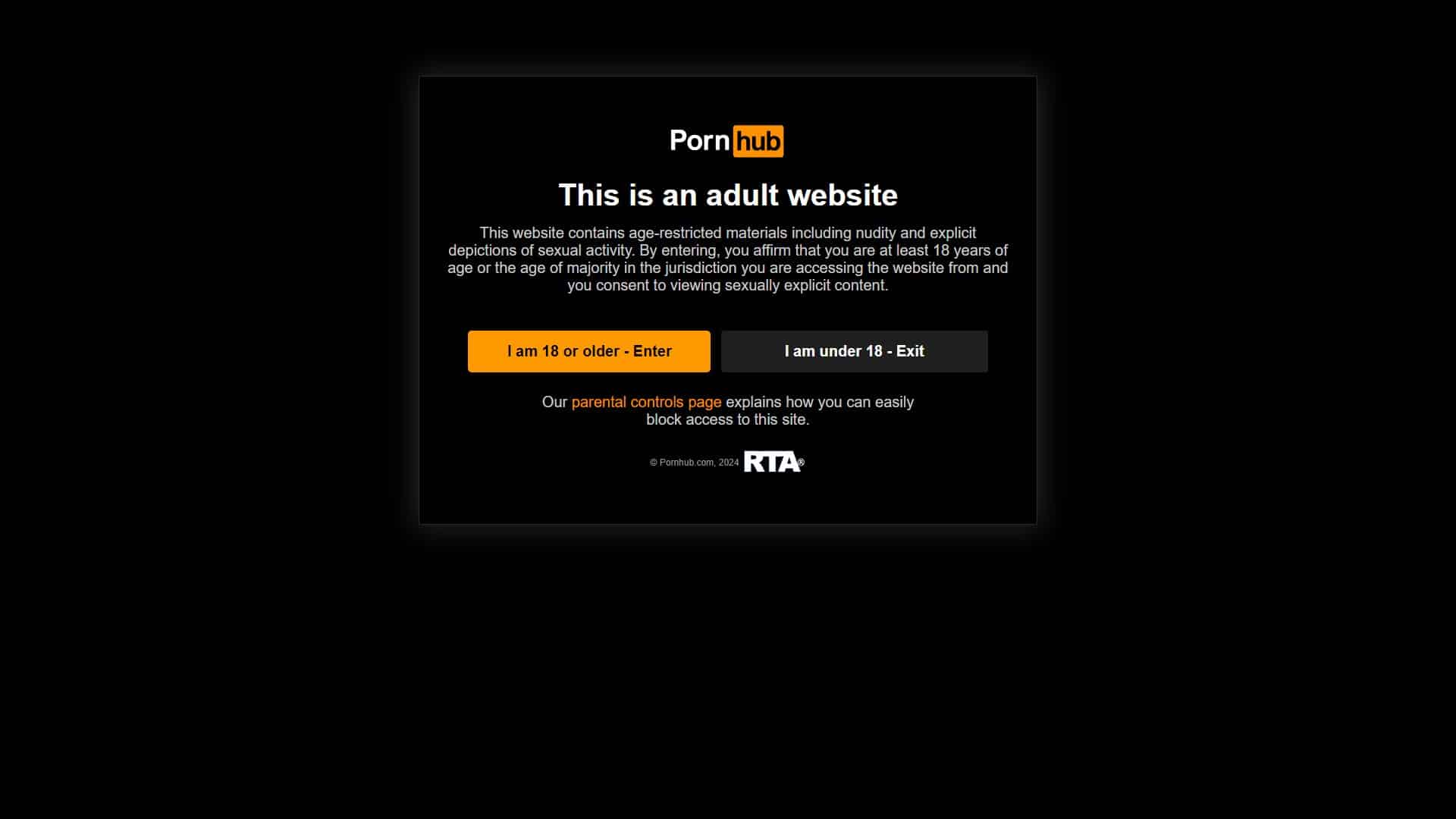 Screenshot of Pornhub Big Tits