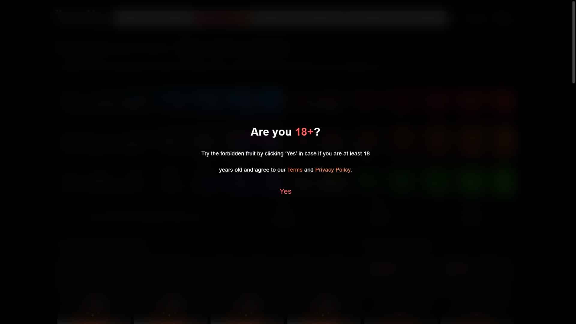 Screenshot of Pornify (Fake)