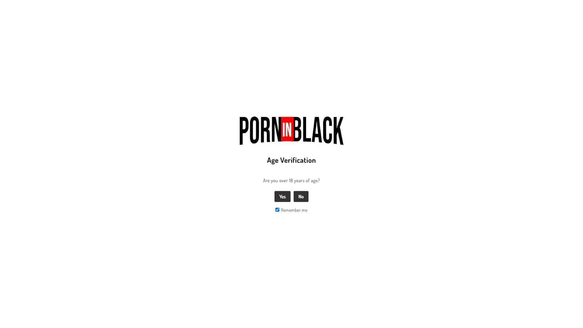 Screenshot of Porninblack