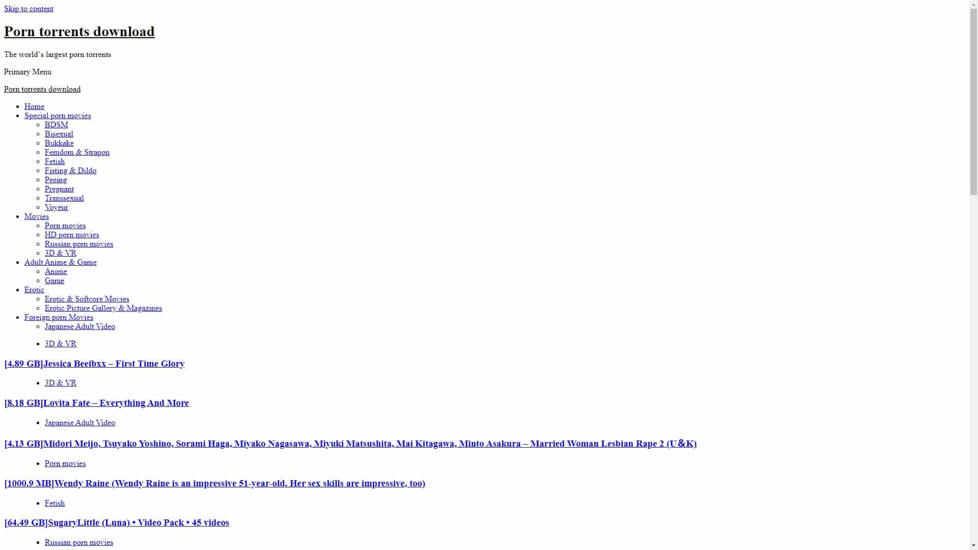 Screenshot of Ptorrents