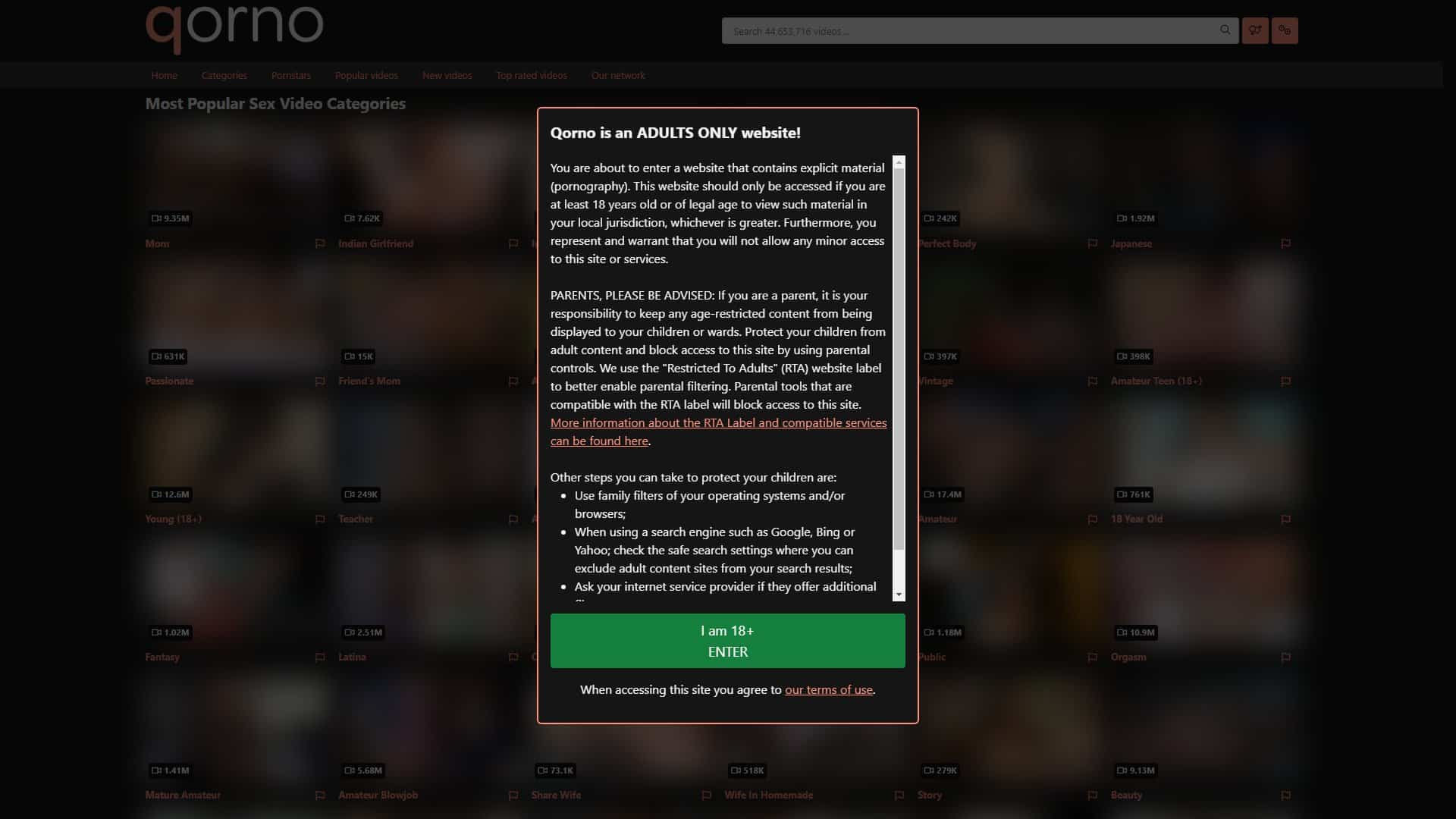 Screenshot of Qorno (Kowalskypage)