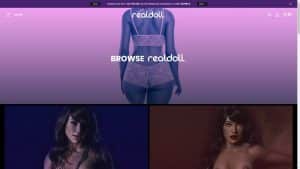 This is the : Real-Doll-homepage