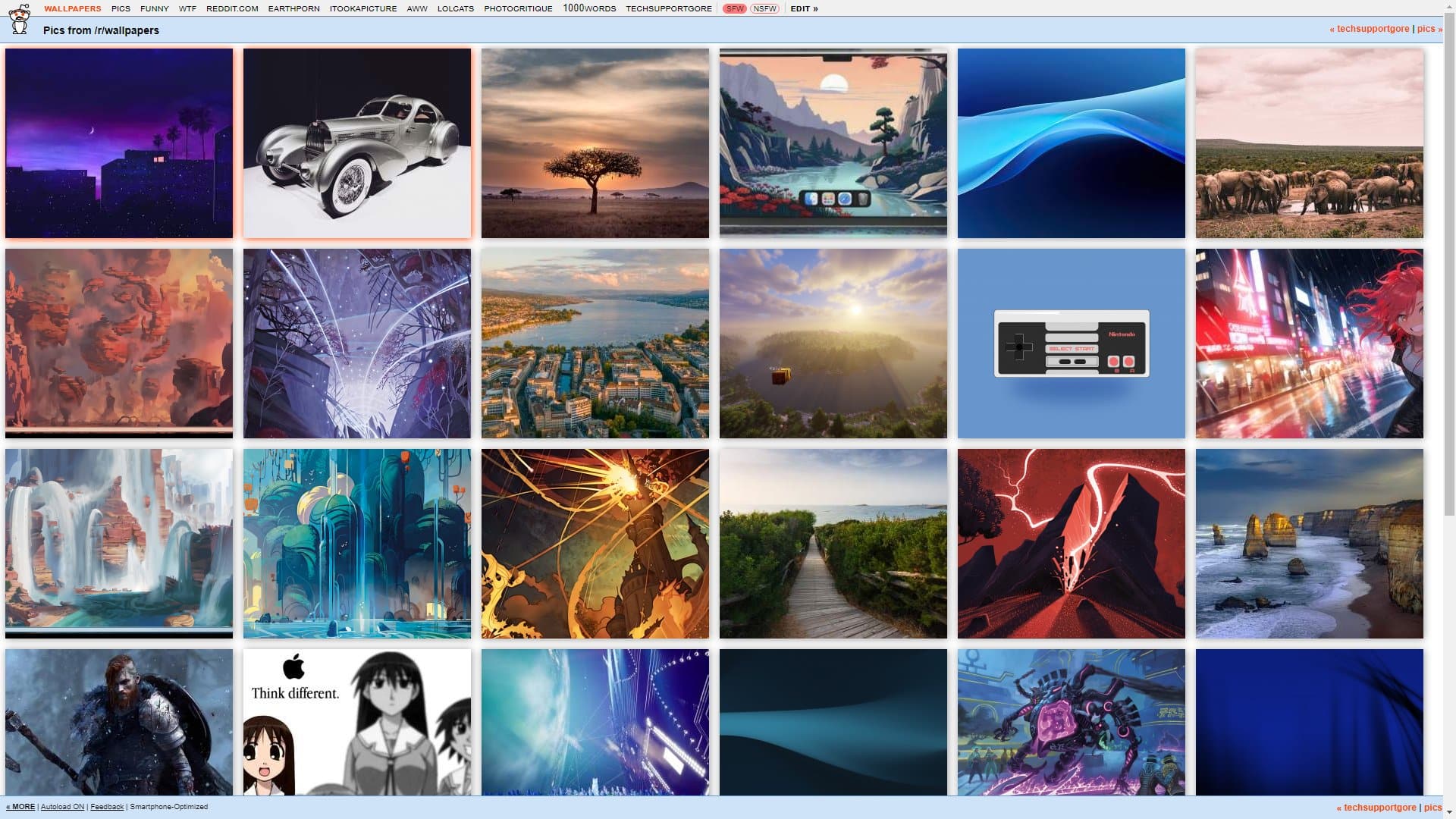 Screenshot of Reddpics