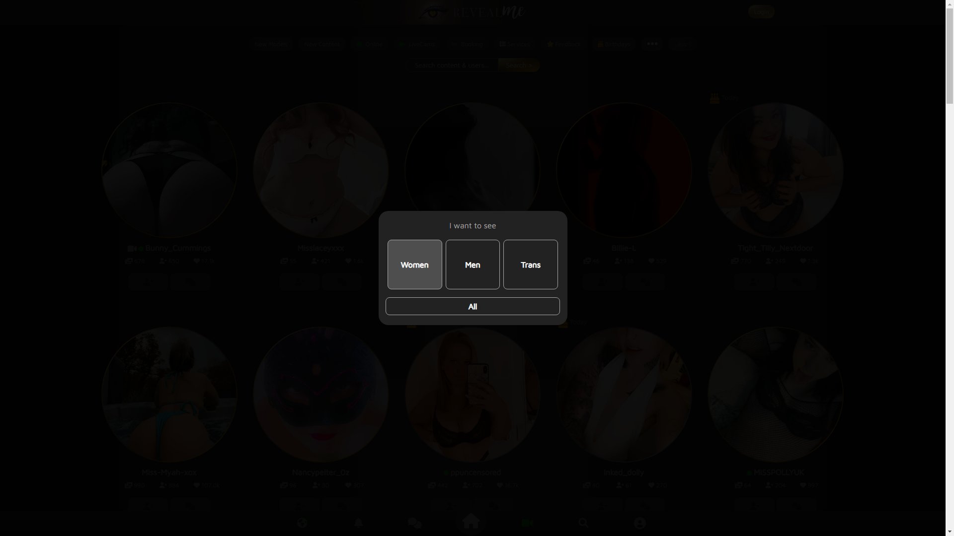 Screenshot of Reveal Me