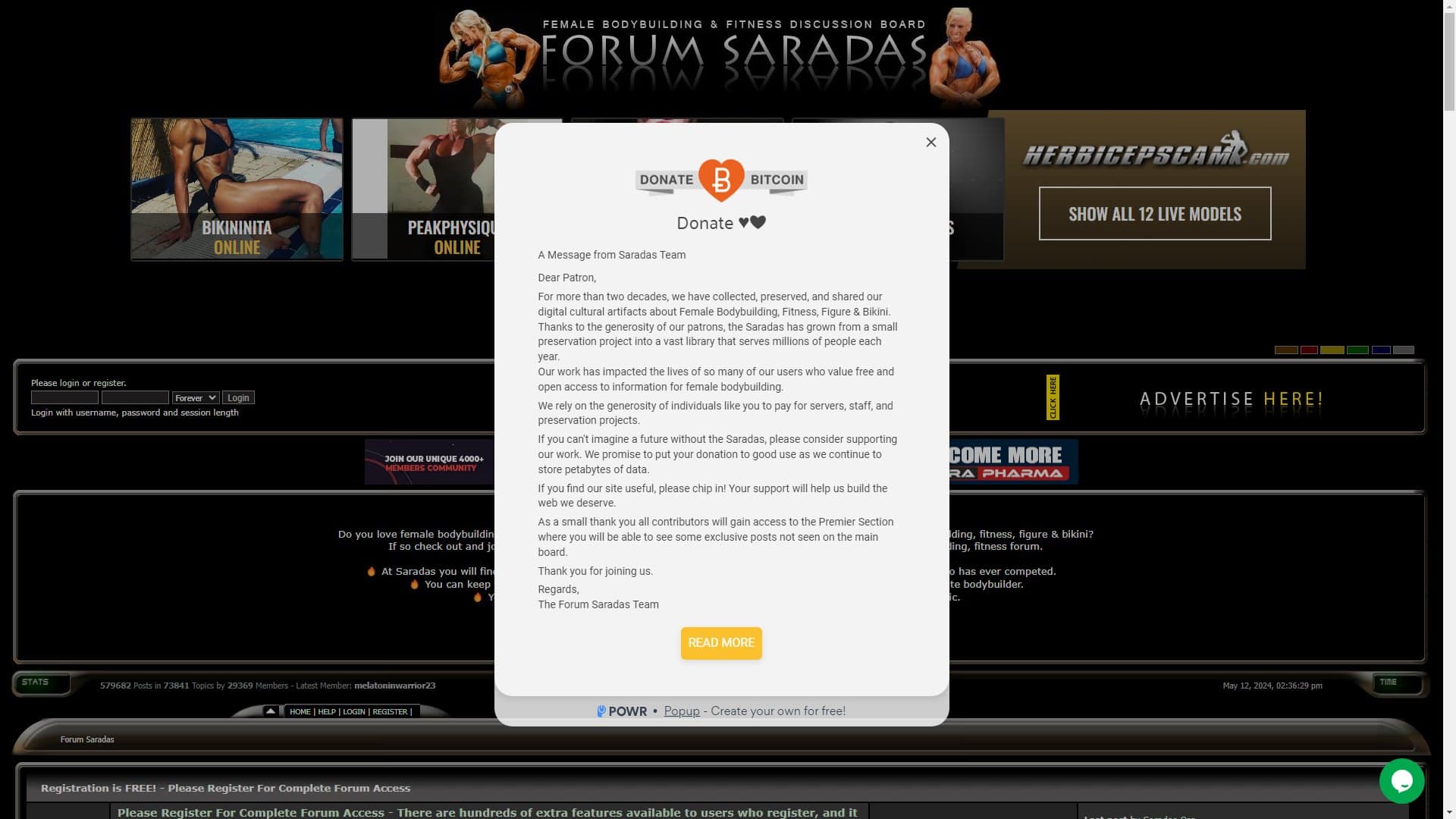 Screenshot of Saradas