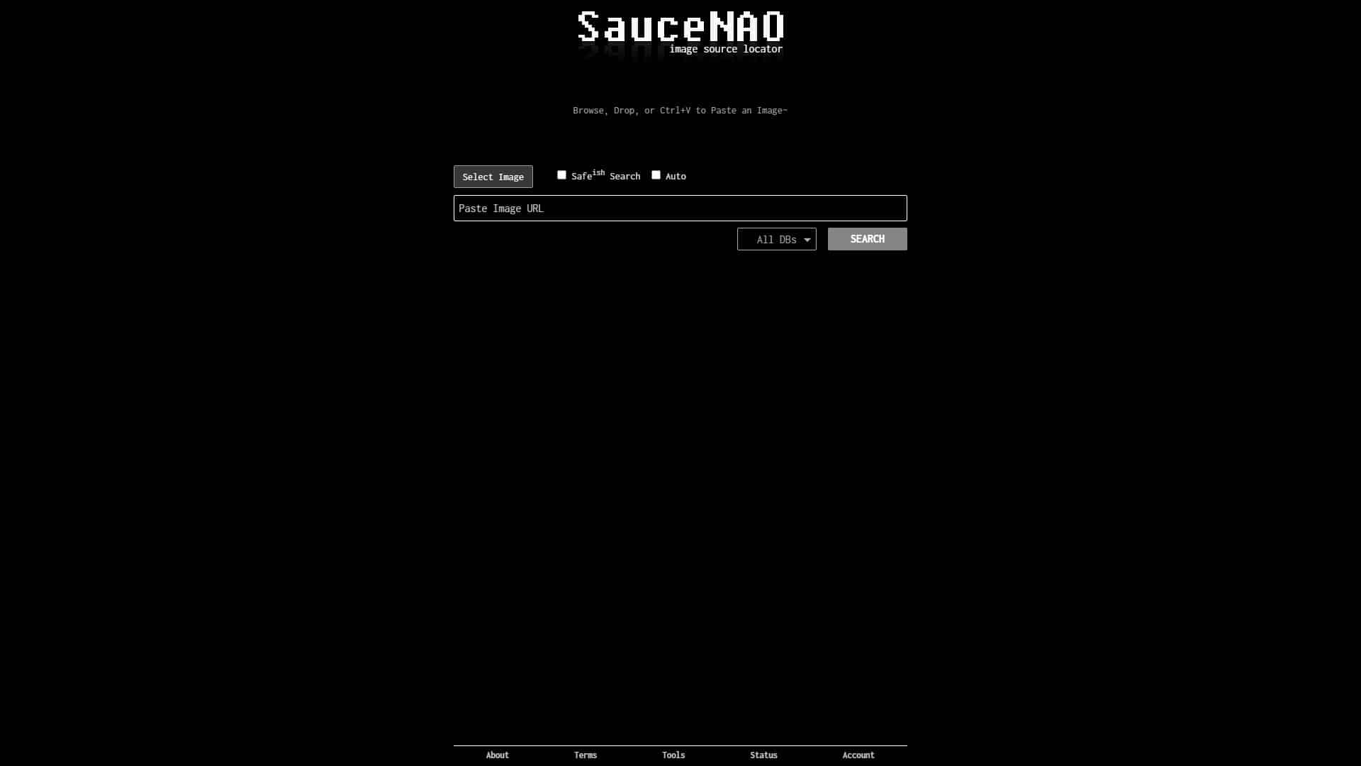 Screenshot of Saucenao
