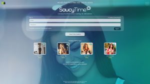 This is the : Saucytime-homepage