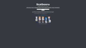 This is the : Scatbooru-homepage