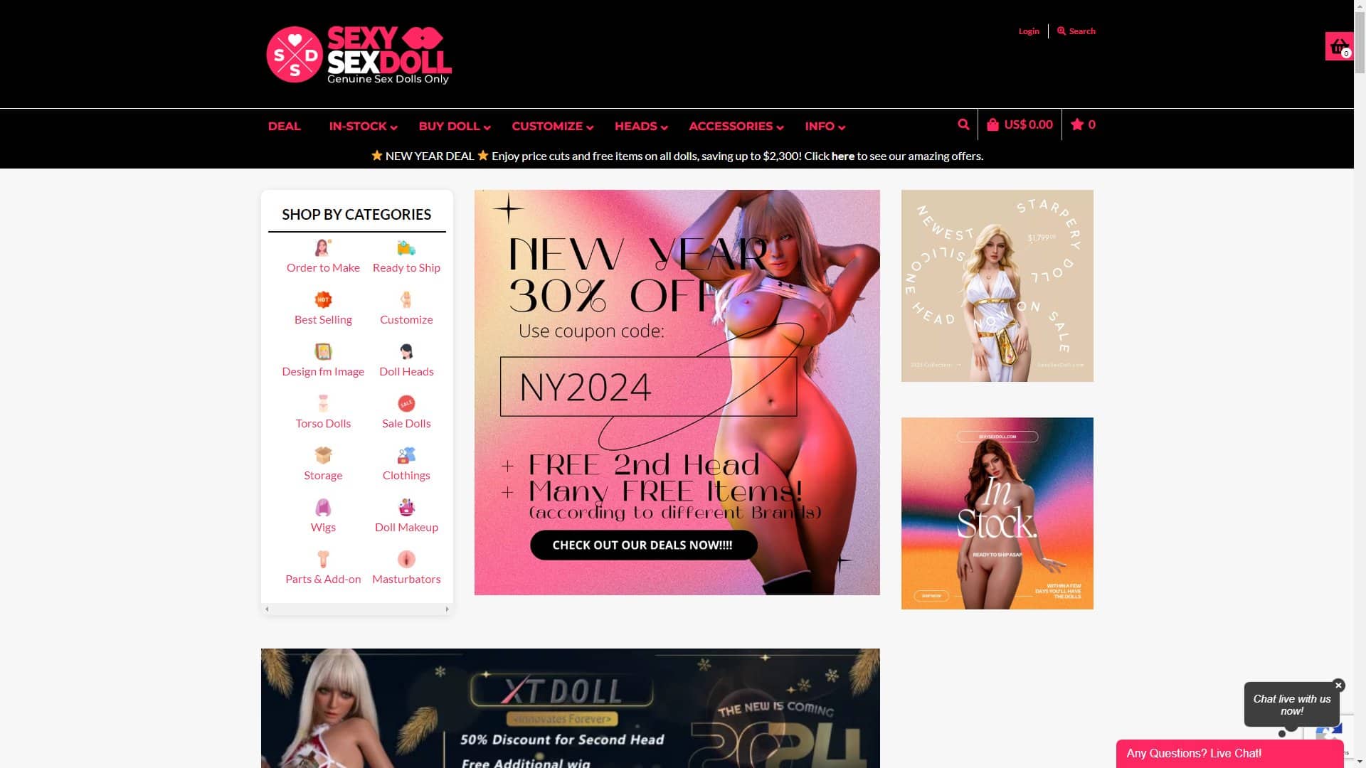 Screenshot of Sexy Sex Doll