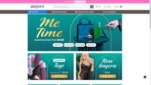 This is the : Sexyland-homepage