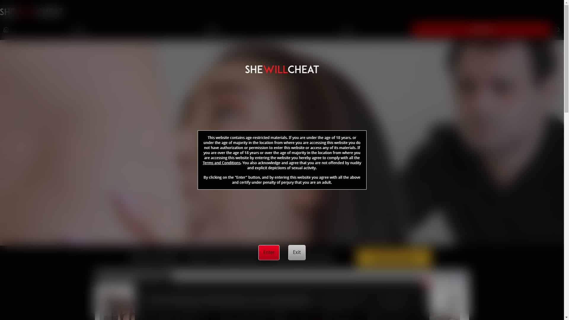 Screenshot of She Will Cheat