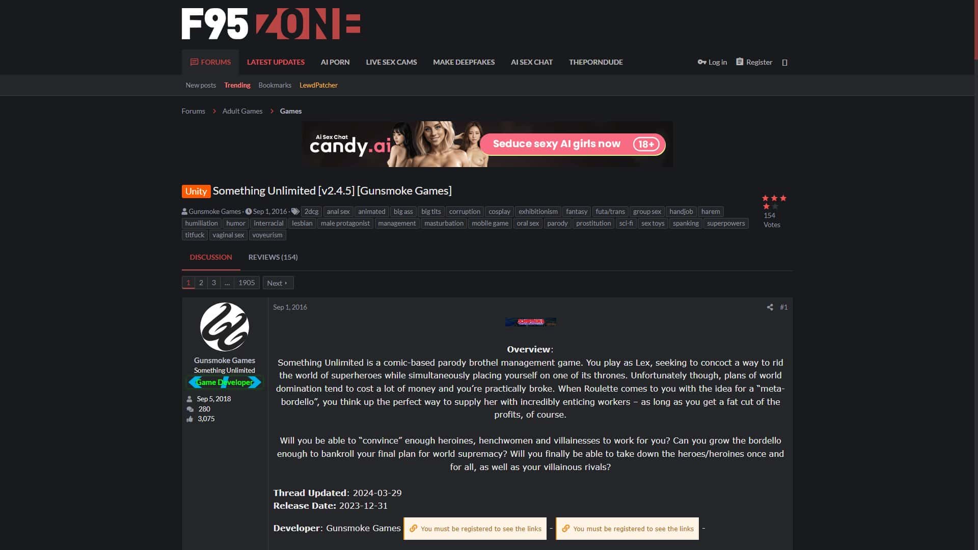 Screenshot of Something Unlimited