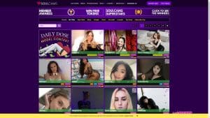 This is the : Soulcams-homepage