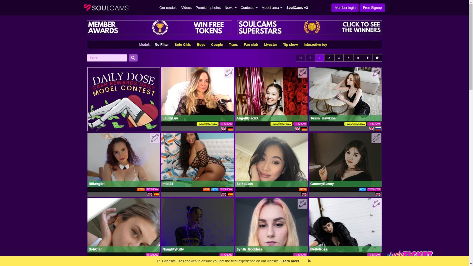 Screenshot of Soulcams