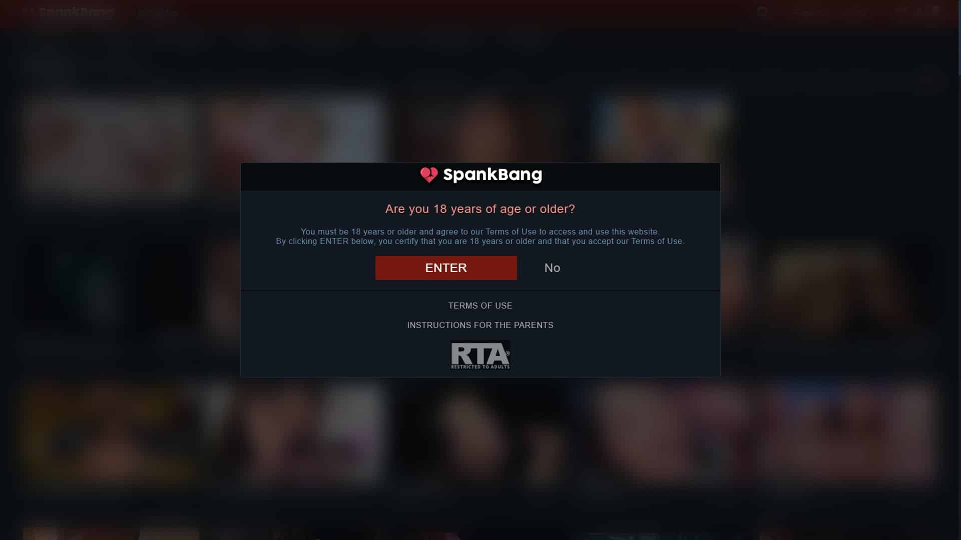 Screenshot of Spankbang Bukkake