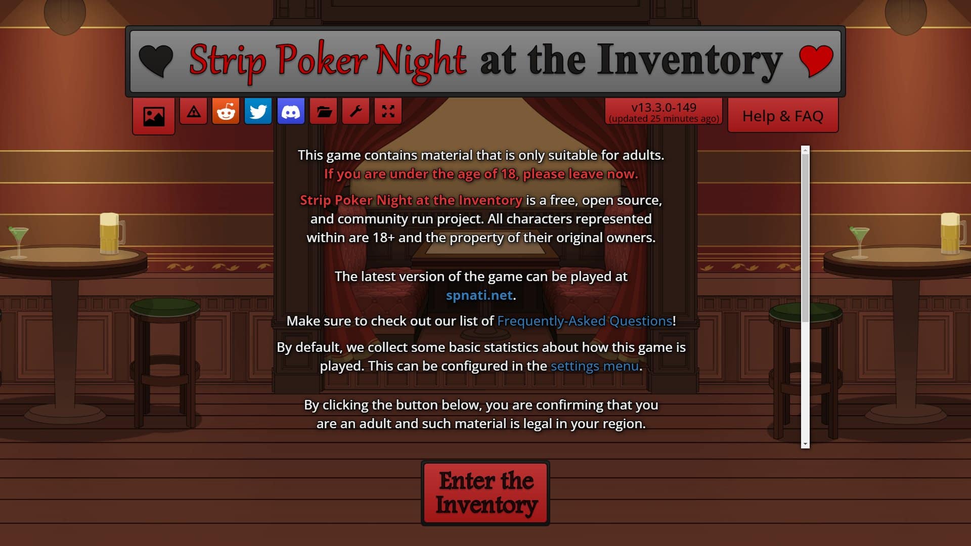 Screenshot of Spnati