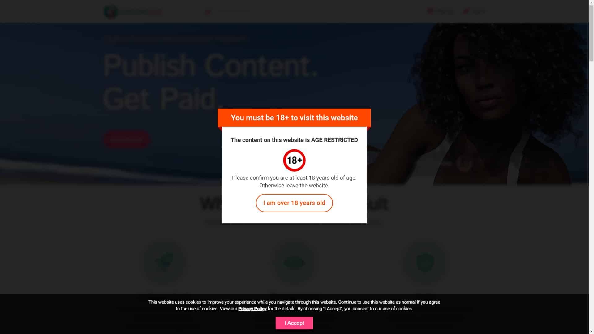 Screenshot of Subscribestar