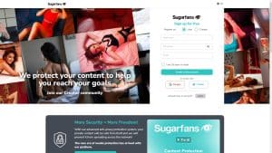 This is the : Sugarfans-homepage