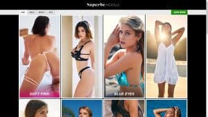 This is the : Superbe-Models-homepage