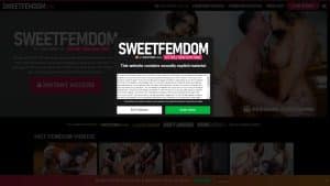 This is the : Sweet-Femdom-homepage