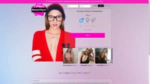 This is the : Sweetsext-homepage