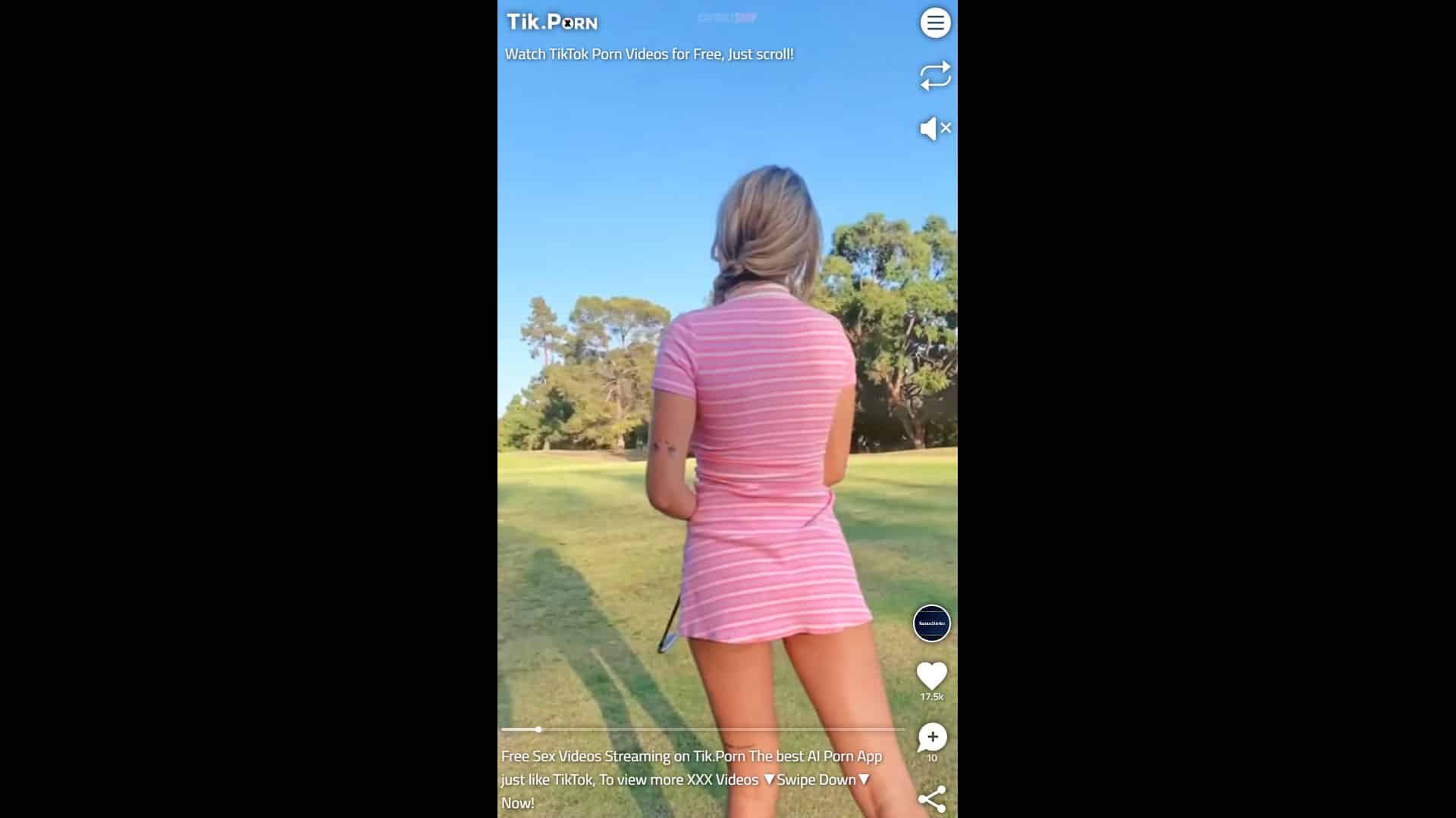 Screenshot of Tik Porn