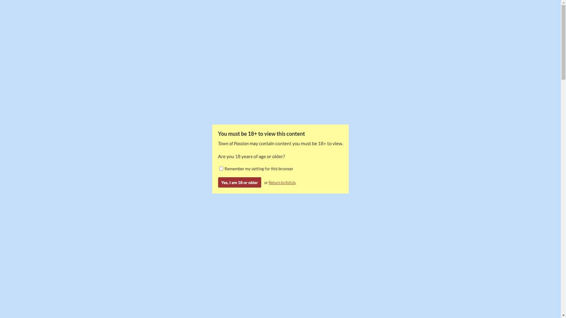 Screenshot of Town Of Passion