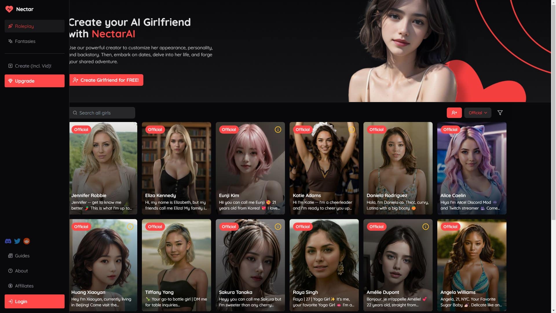 Screenshot of Trynectar (Ai)