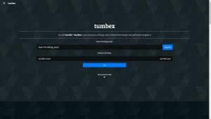 This is the : Tumbex-homepage