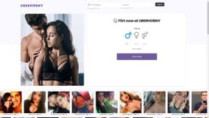 This is the : Uberhorny-homepage