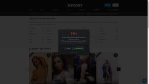 This is the : Uescort-homepage