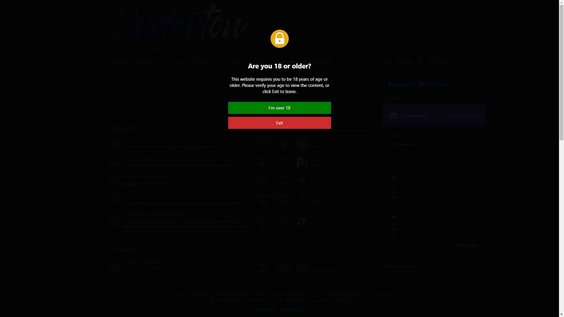 Screenshot of Undertow Club