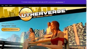 This is the : Utherverse-homepage