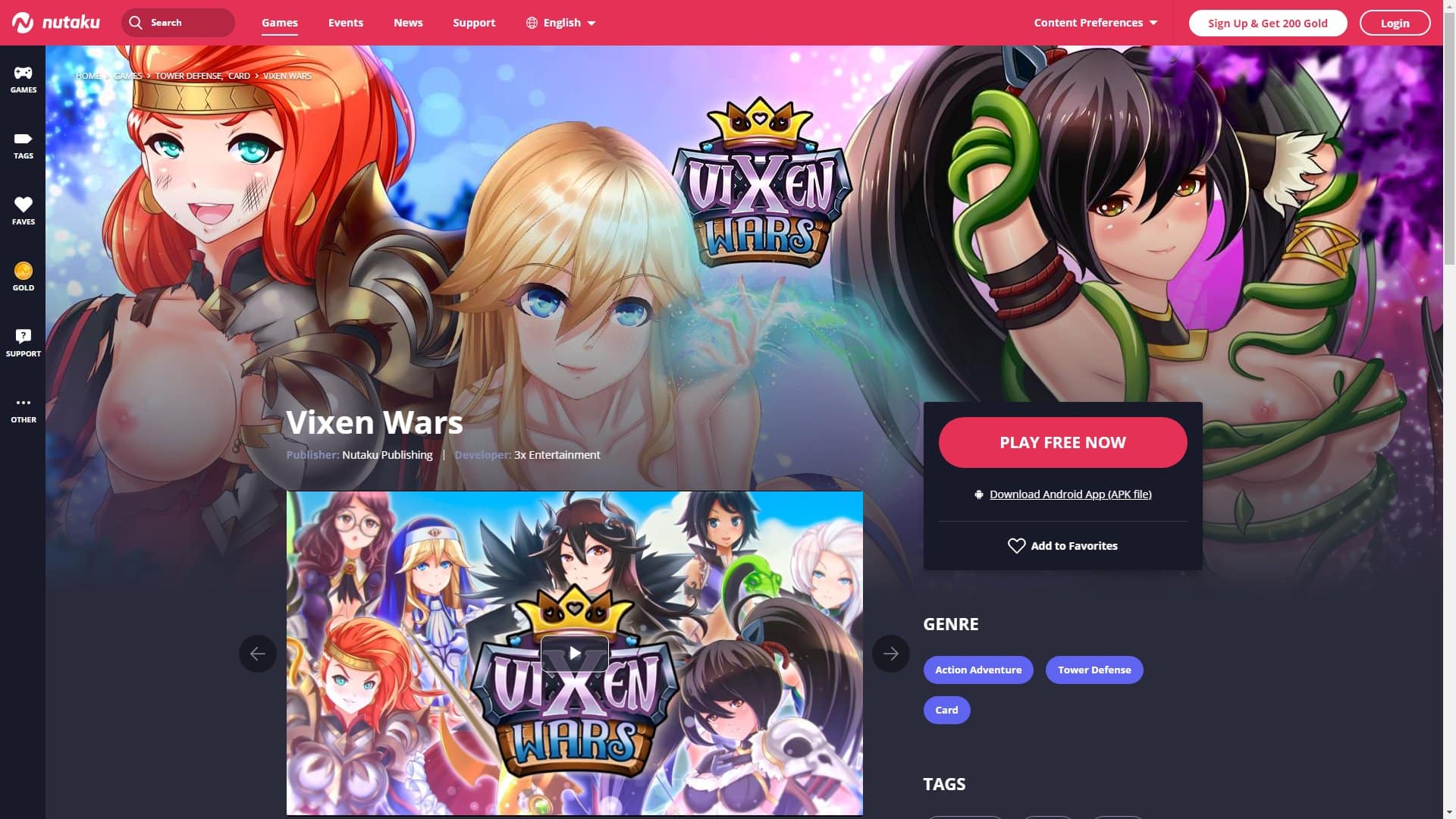 Screenshot of Vixen Wars