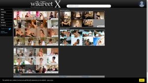 This is the : Wikifeet-X-homepage