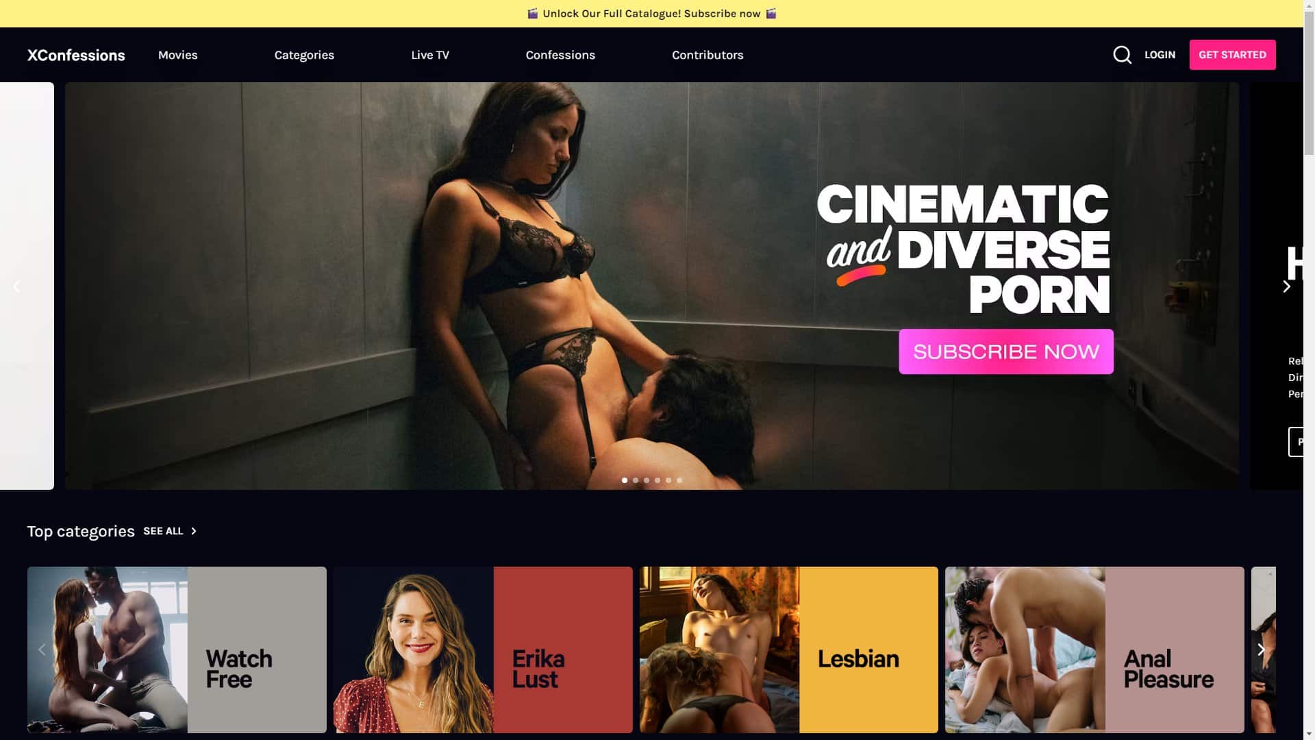 Screenshot of Xconfessions