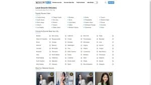 This is the : Xescorthub-homepage