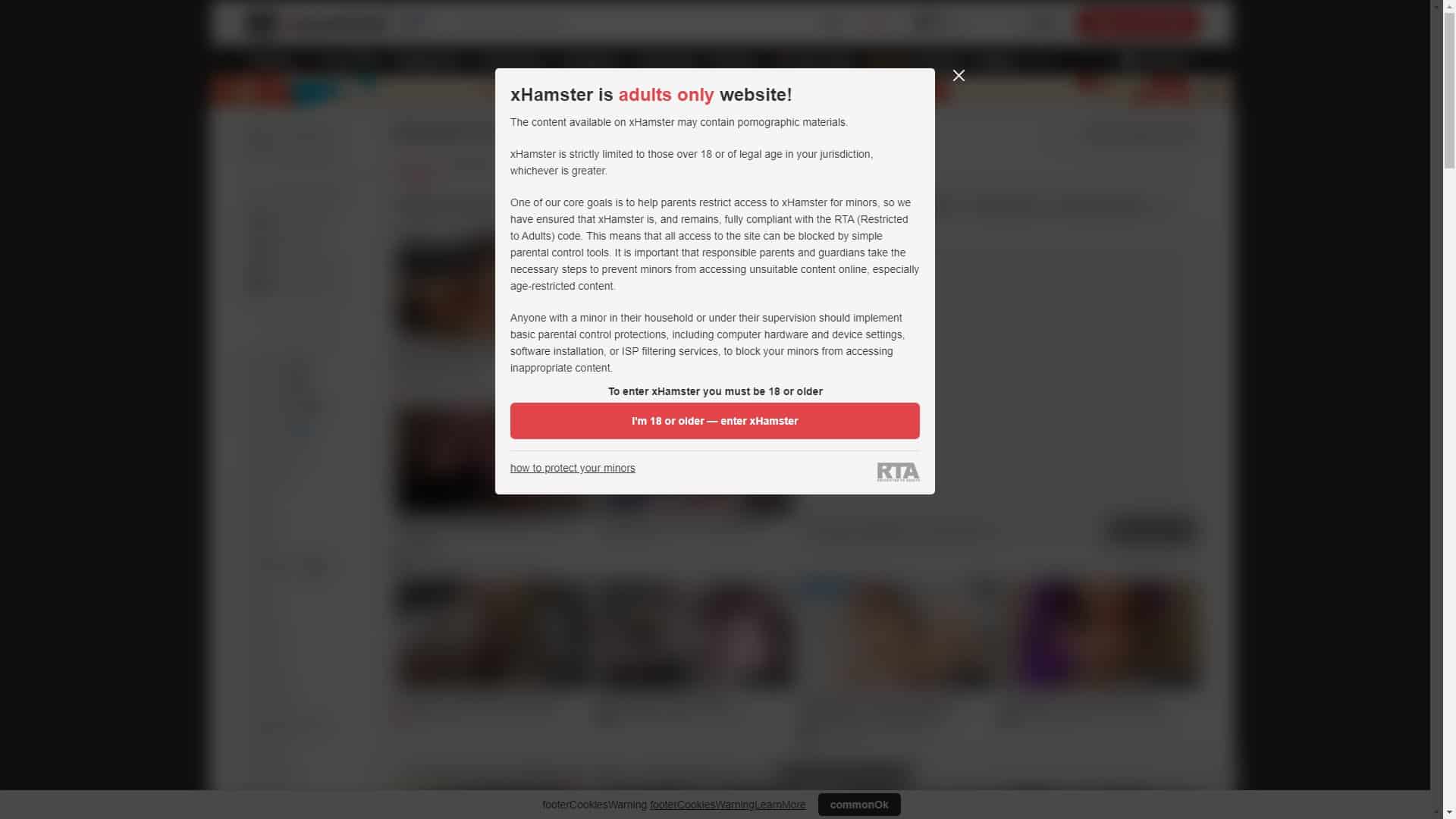 Screenshot of Xhamster Blowjob