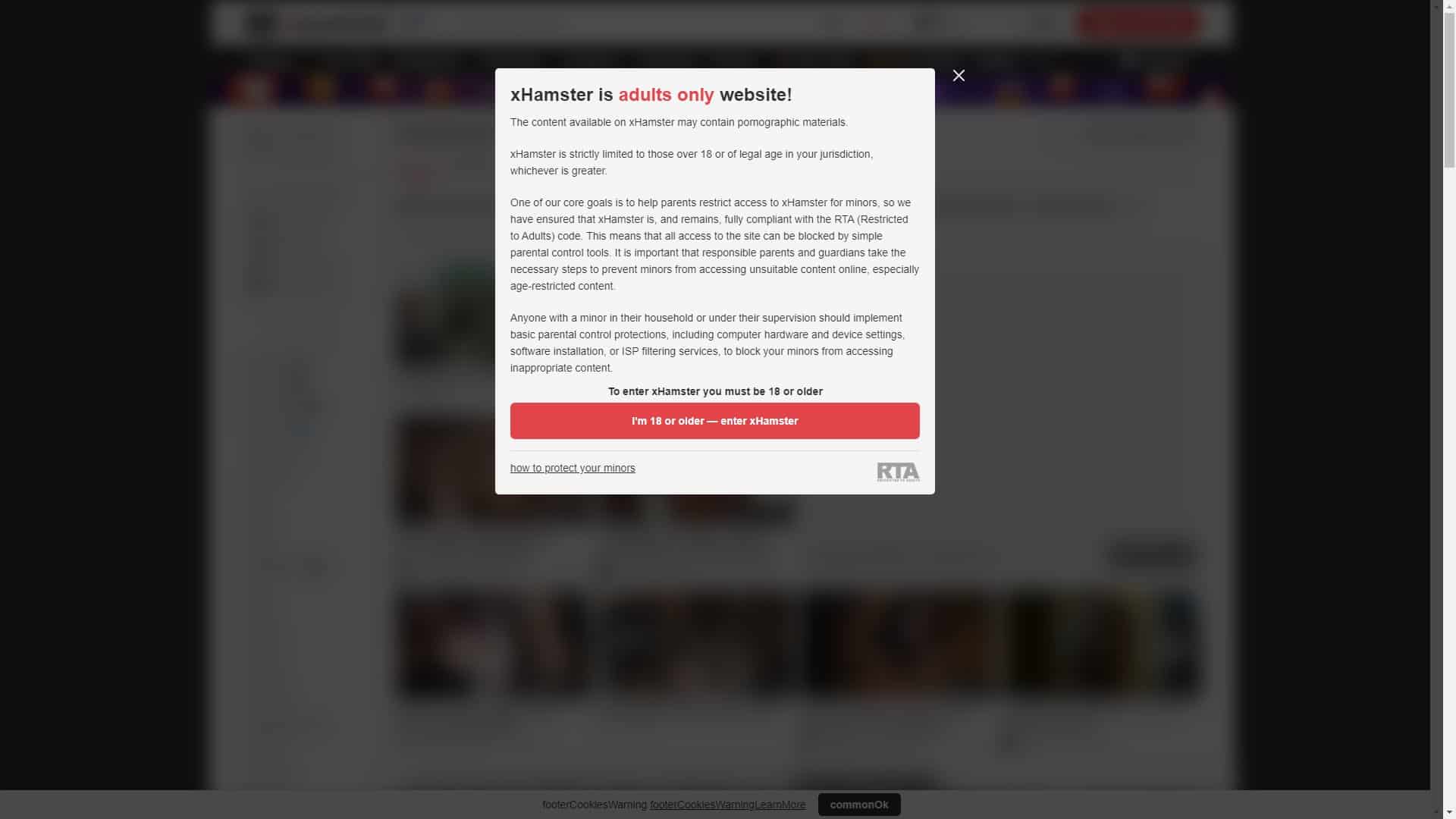 Screenshot of Xhamster Gangbang