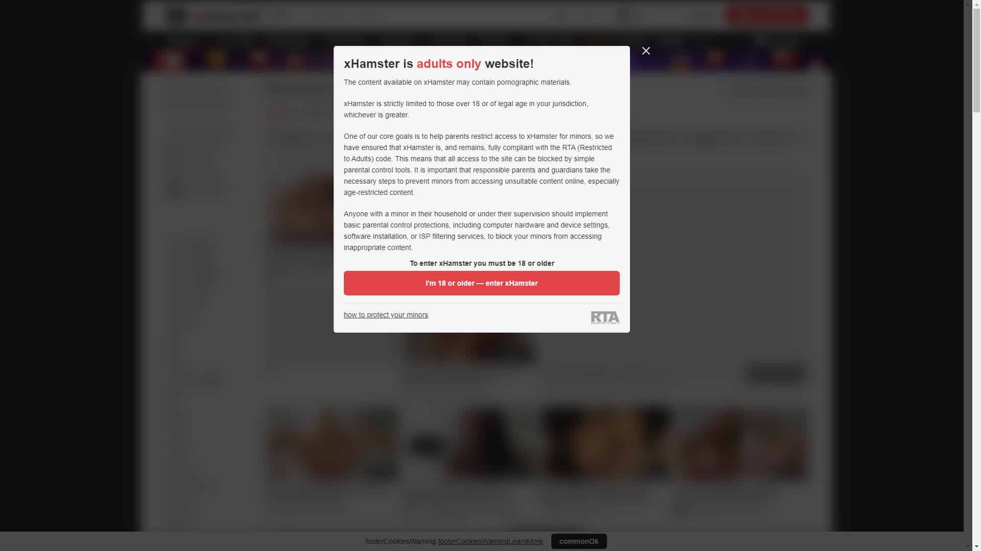 Screenshot of Xhamster Pov