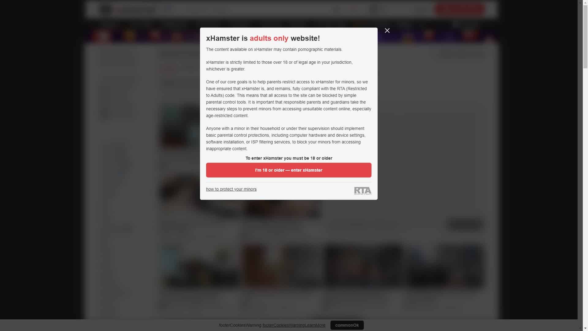 Screenshot of Xhamster Voyeur (Fake)